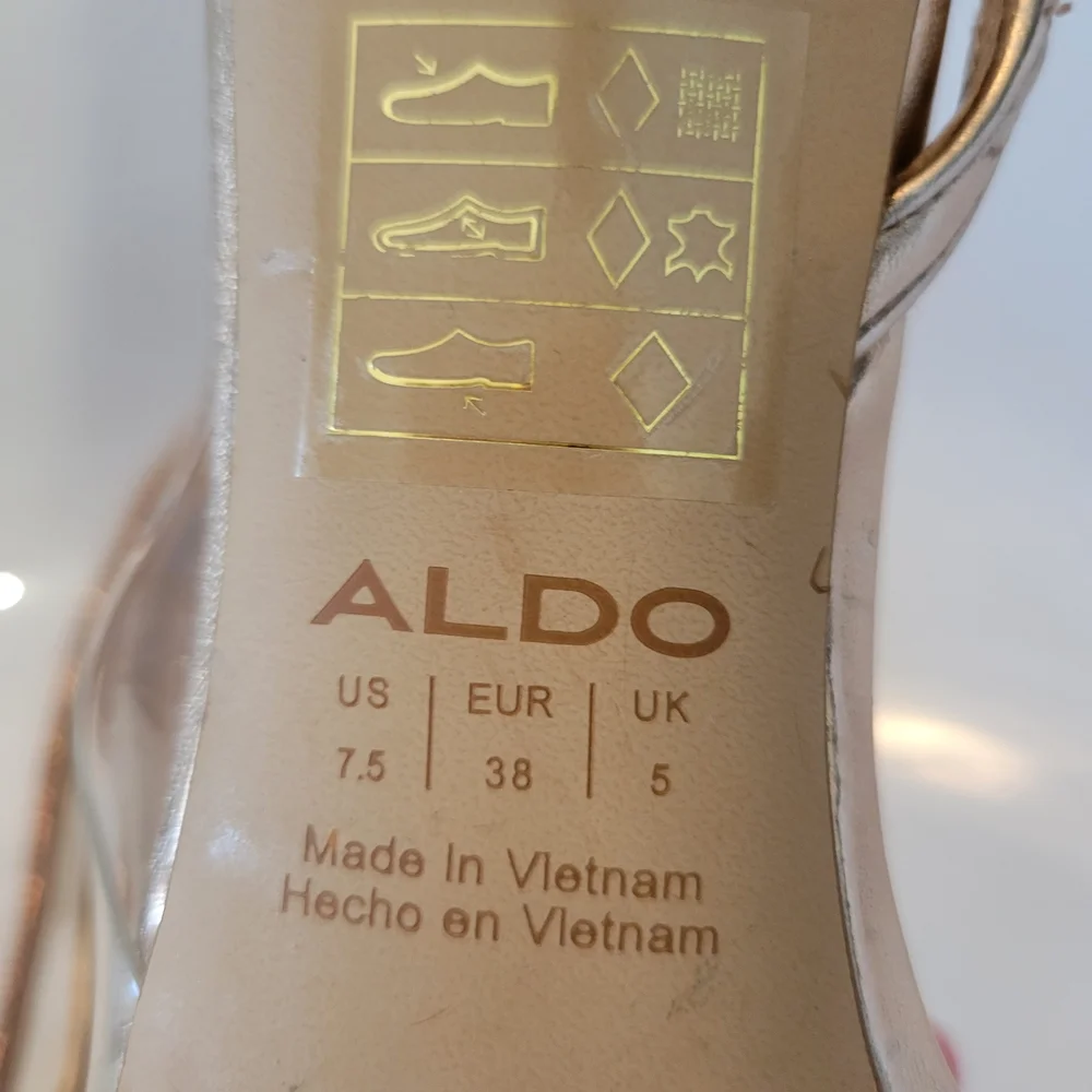 ALDO Twist Strap Sling Back Shoe Sz. 7.5 - Picture 13 of 14